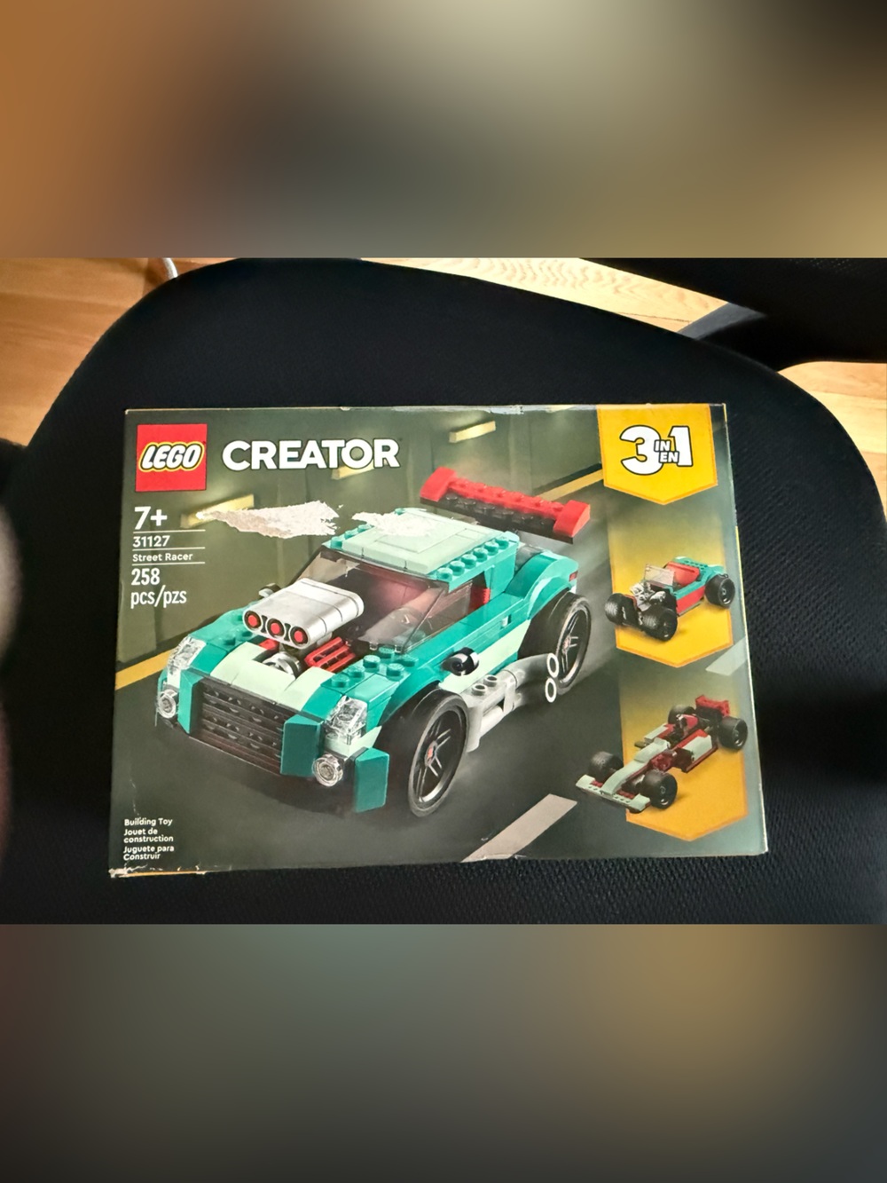 LEGO Creator Teal and Red Sports Car Building Set